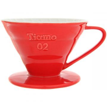 Воронка Tiamo HG5544r Керамическая Красная