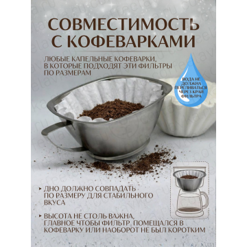 Фильтры для капельной кофеварки Bravilor Bonamat 85x245 mm (100 шт)