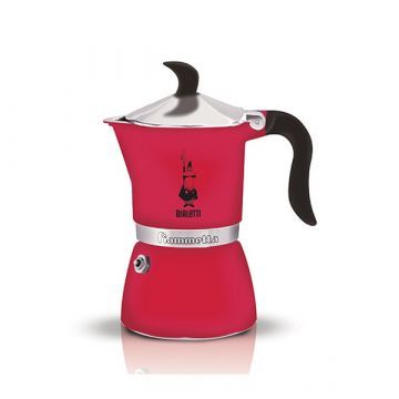 Гейзерная кофеварка Bialetti FIAMMETTA земляничная на 3 чашки