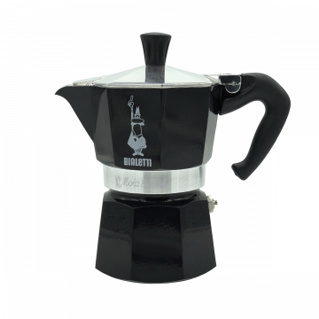 Гейзерная кофеварка Bialetti MOKA EXPRESS на 3 чашки черная