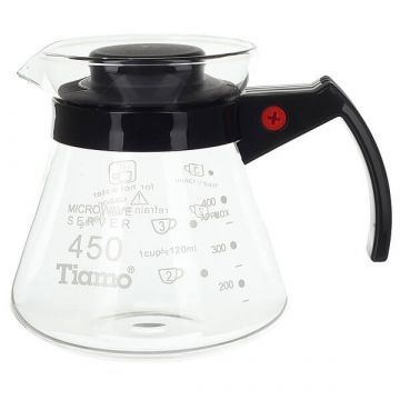 Чайник Tiamo Сервировочный Жаропрочный 0.45л Black
